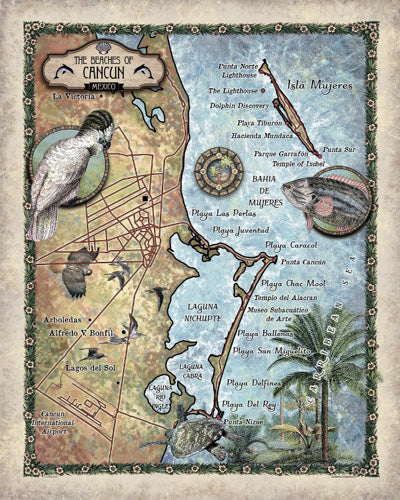 Travel Map Feature: The Beaches of Cancun image