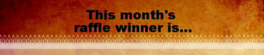 March 2015 Raffle winner! image