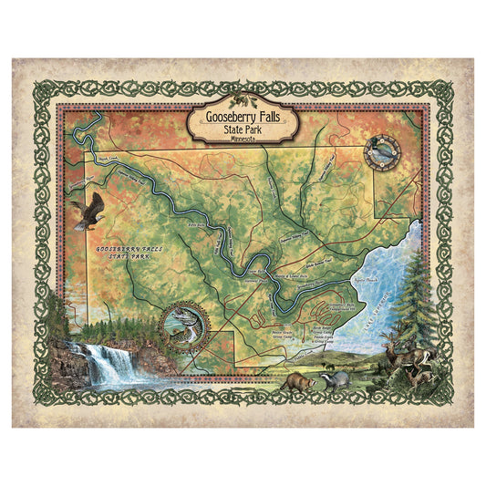 Discovery Map Series: Gooseberry Falls State Park, Minnesota image