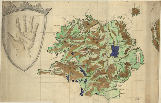 Map Of Ulster Province, Ireland image