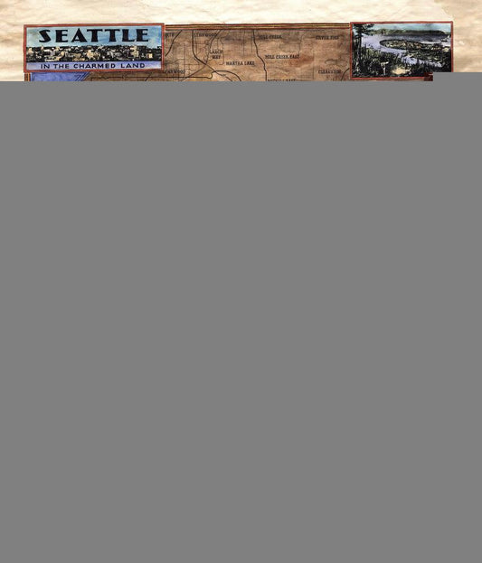 Tuesday Travel Feature: Custom Map Of Lake Washington And Vicinity image
