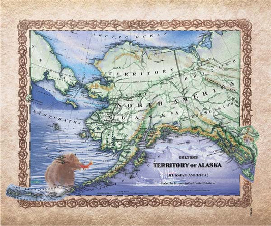 Travel Map Feature: 232 Territory of Alaska image