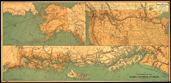 Discovery Map Series: The Route of the Alaska Excursion Steamers image