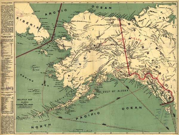 Discovery Map Series: Millroy's map of Alaska and the Klondyke gold fields. image