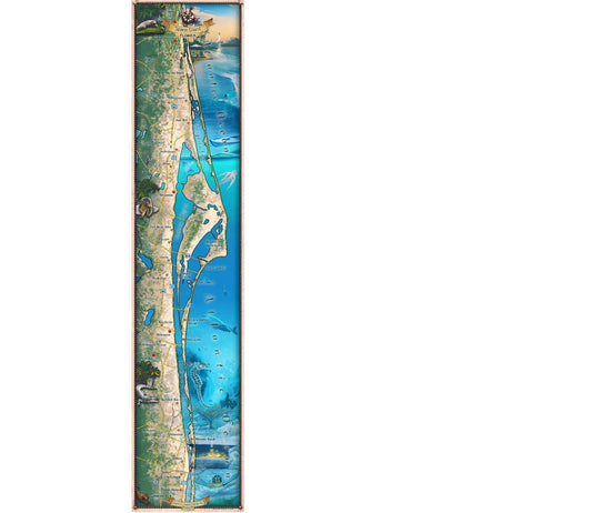 Tuesday Travel Feature: Custom Map Of The Space Coast image
