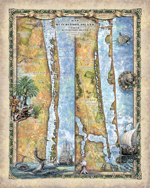 Travel Map Feature: North and South Hutchinson Island image