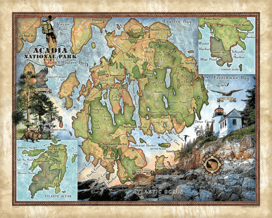 Discovery Map Series: Acadia National Park, Maine image