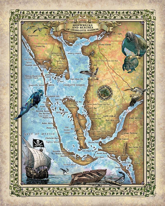 Travel Tuesday Map Feature: Charlotte Harbor, Florida image