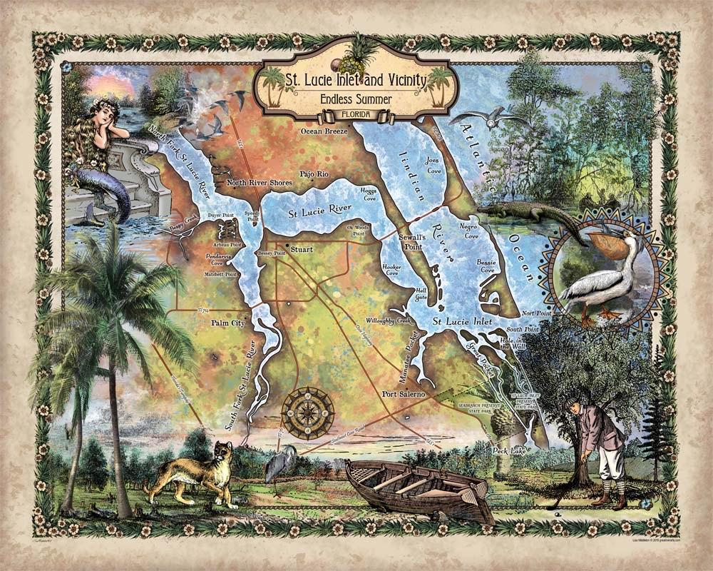 Travel Tuesday Map Series: St. Lucie Inlet, Florida image