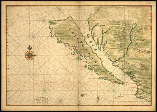 Discovery Map Series: Map of California Shown As An Island, 1650 image