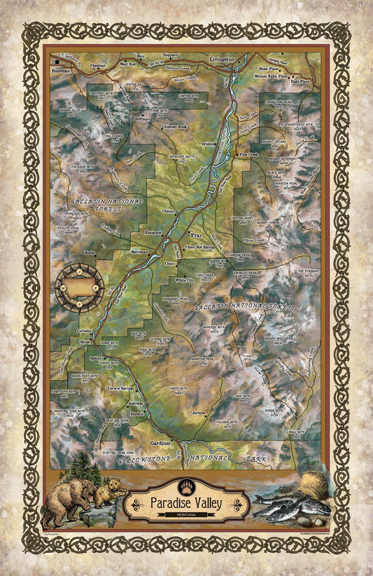 Travel Tuesday Map Feature: Paradise Valley, MT image