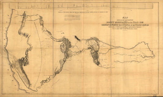 Discovery Map Series: Expedition Through The Rocky Mountains 1842 image