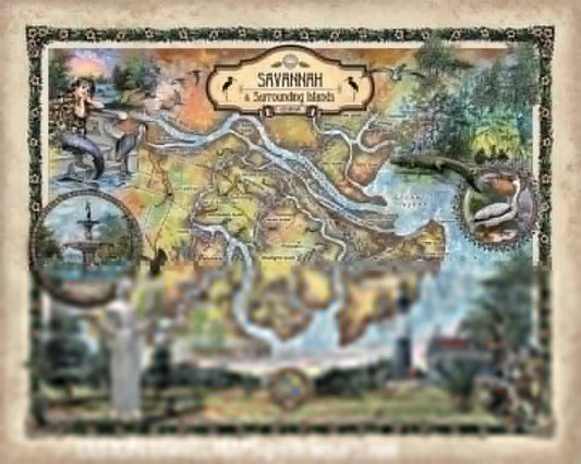 Travel Tuesday Map Feature: Savannah and Tybee Island image