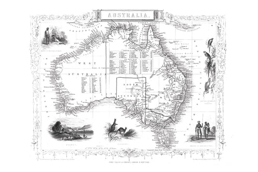 Paint your Own Historical Maps: AUSTRALIA