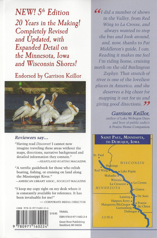 Discover America's Great River Road, Vol 1 - St.Paul Minnesota to Dubuque Iowa By Pat Middleton