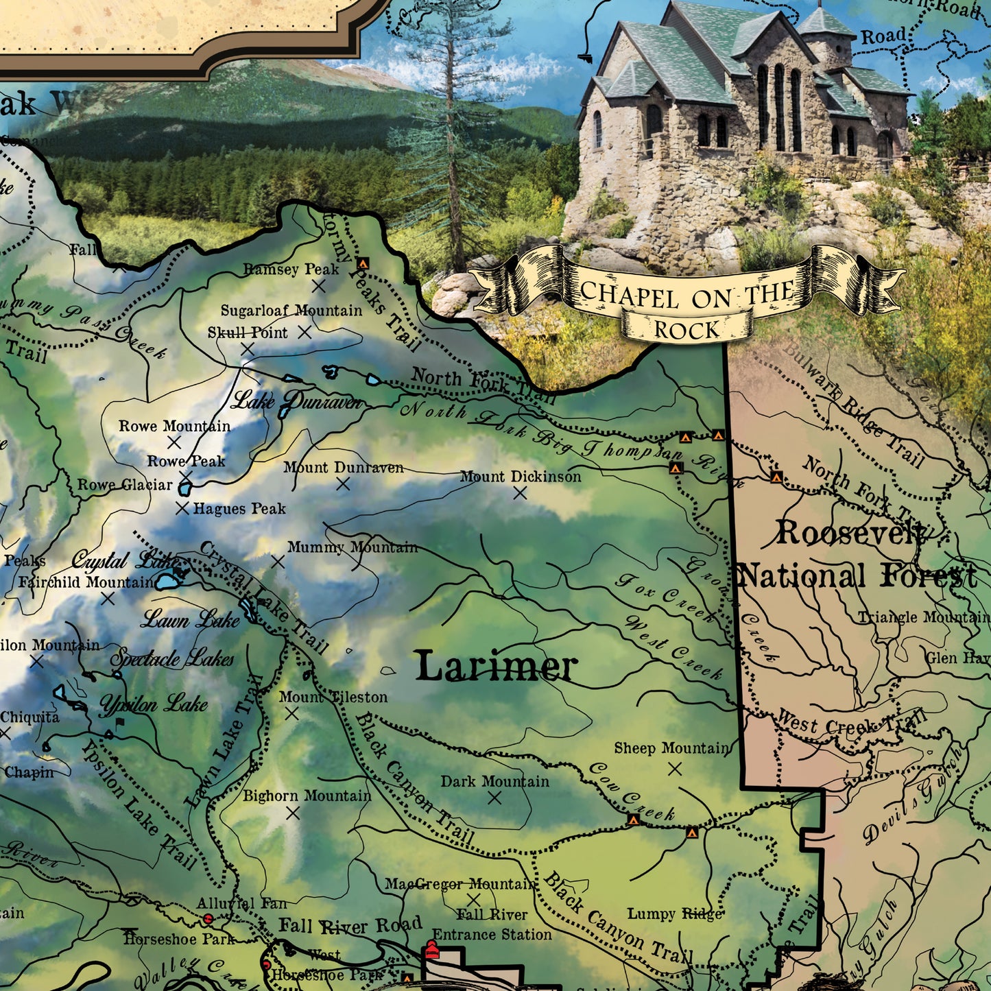 Grand Canyon, Grand Canyon map, grand canyon national park, Yellowstone national park, Bryce canyon, Zion, national park map, western decor