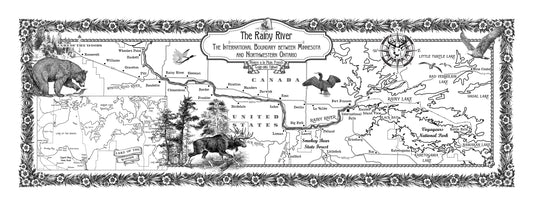 Rainy River, International Border between Minnesota and Ontario, Long version