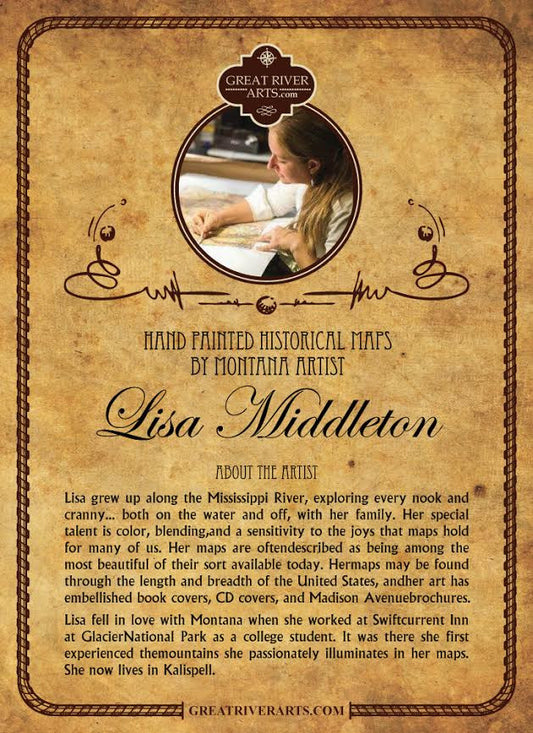 001 1737 Heirs Map of British North American Territories