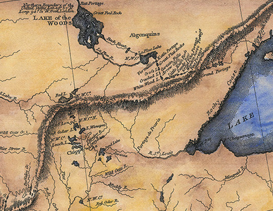 212 Lewis and Clark Expedition Map 1804-1806