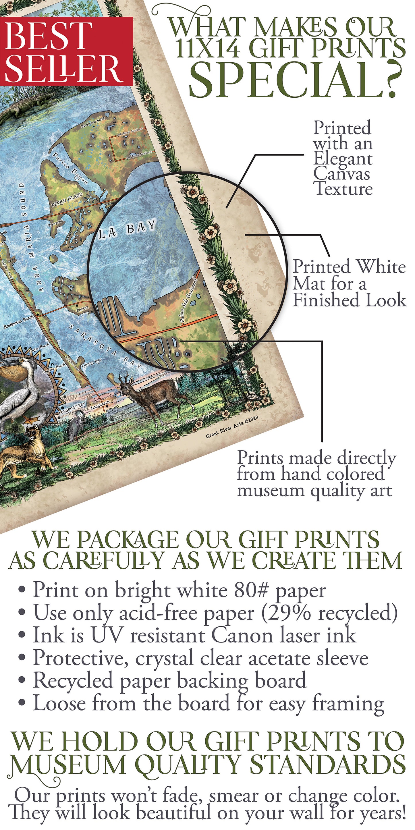 ANNA MARIA ISLAND, anna maria map, florida map, florida gifts, coastal decor, beach house, beach life, island decor, florida art, florida