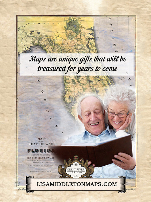 122 The Seat of War in Florida 1838 Florida vintage map,Vintage map,Vintage map art,antique maps,old map,map vintage,map art vintage,vintage