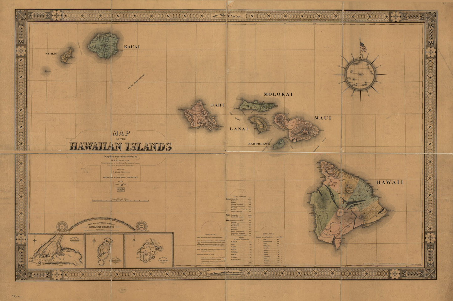Educational Map Series: Historic Hawaii Collection