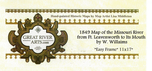 Ohio River Ribbon Map