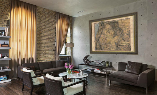 047 Gotha Northwest 1872 40x40" UV Resistant Giclees, signed and numbered + 039 Father of Waters 1887 Mississippi River