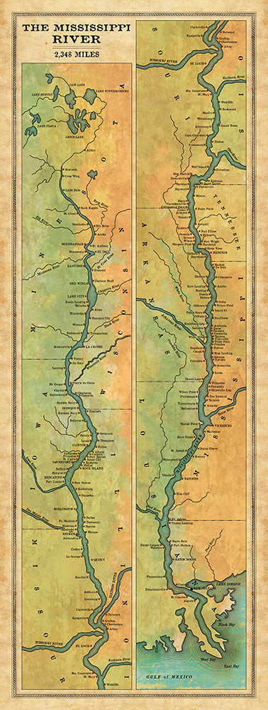 039 Father of Waters 1887 Mississippi River