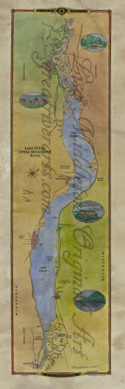 010 A new map of Lake Pepin 2014 By Lisa Middleton