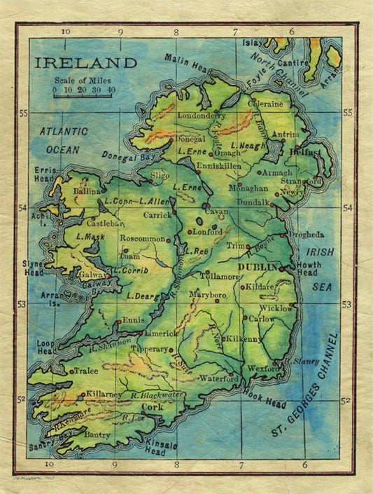Travel Map Feature: 057 Ireland 1906 image