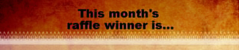 March 2015 Raffle winner! image