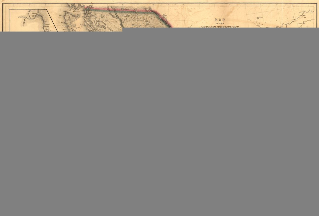 Discovery Map Series: Map of the Oregon Territory, 1848 image