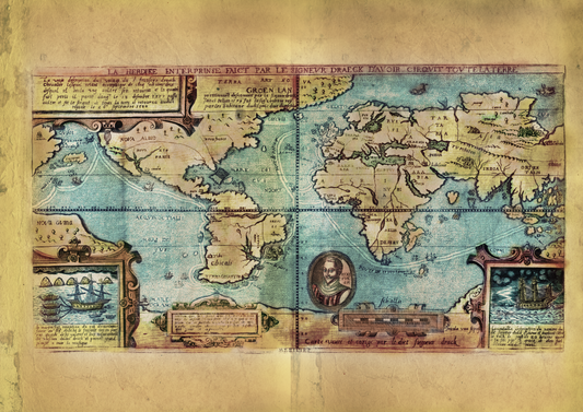 Discovery Map Series: Sir Francis Drake and the New World image