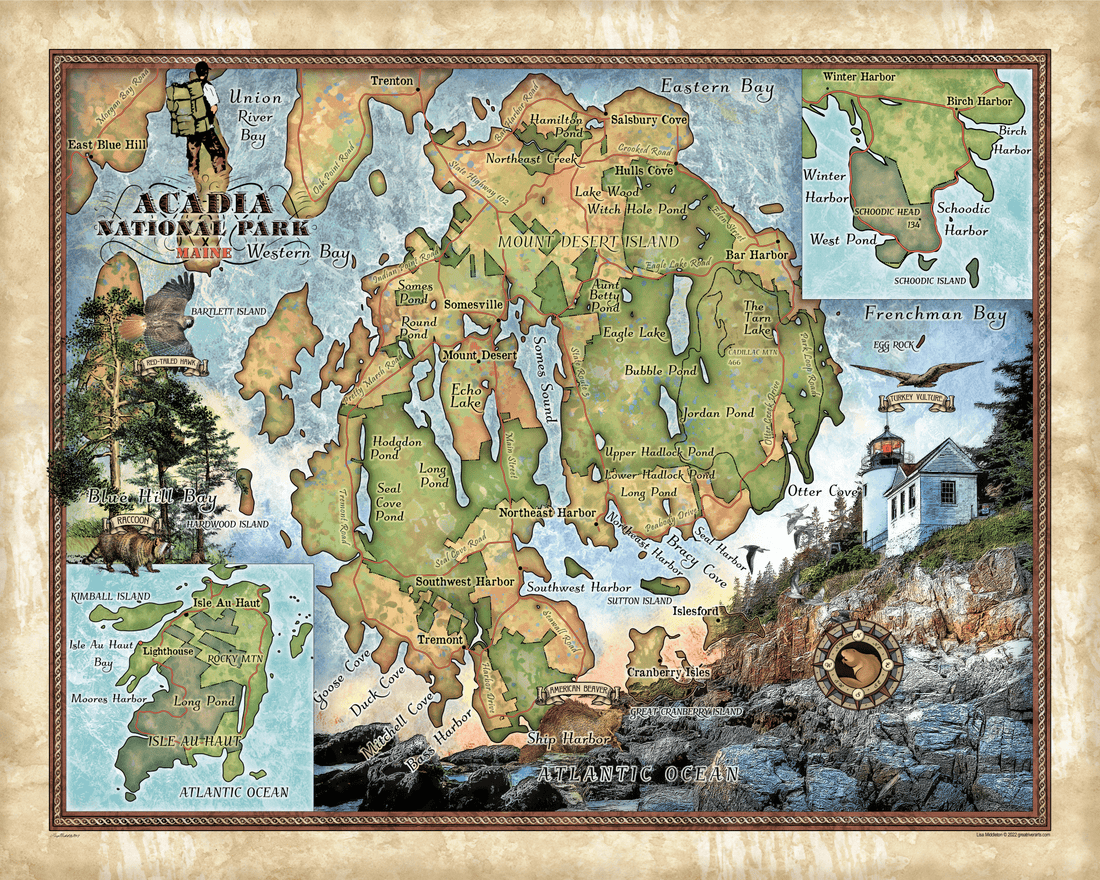 Discovery Map Series: Acadia National Park, Maine image