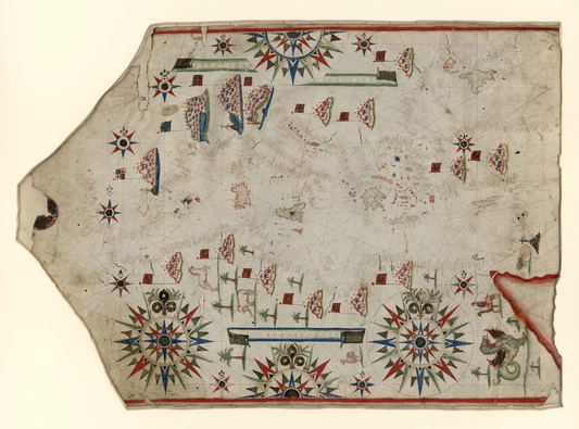 Educational Map Series: Portolan Chart Of The Mediterranean And Black Seas With The West Coast Of Spain And Portugal image
