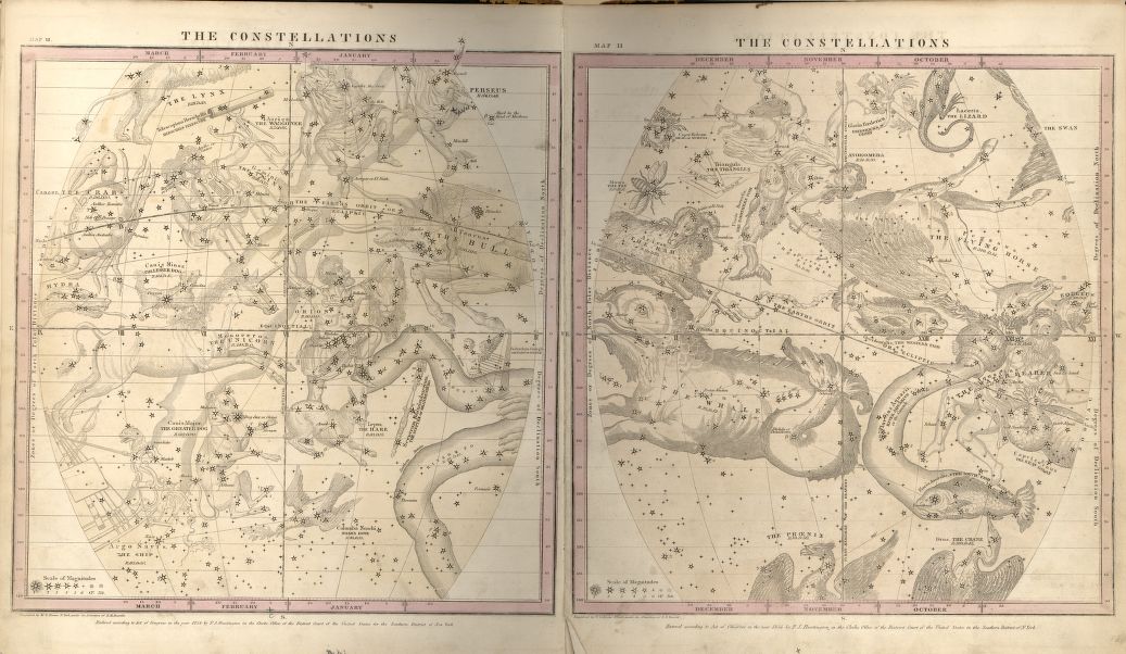Celestial Map Series Part 2: March, February, January + December, November, October image