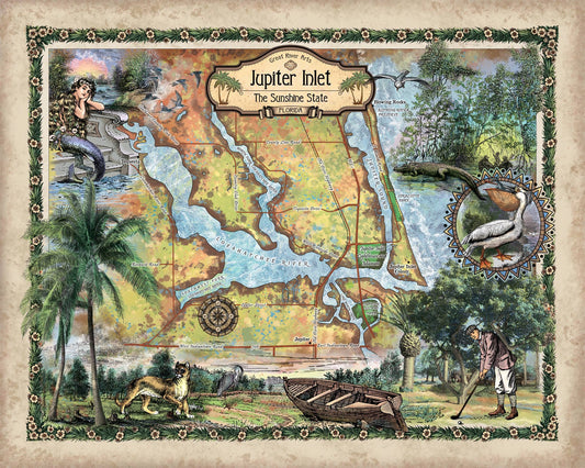 Travel Tuesday Map Feature:Jupiter Inlet, Florida image
