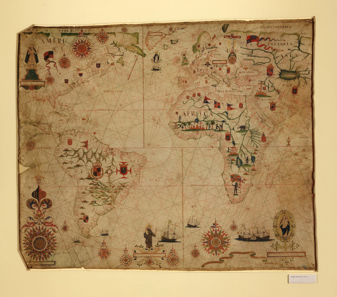 Educational Map Series: Portolan Chart Of The Mediterranean And Connecting Seas image