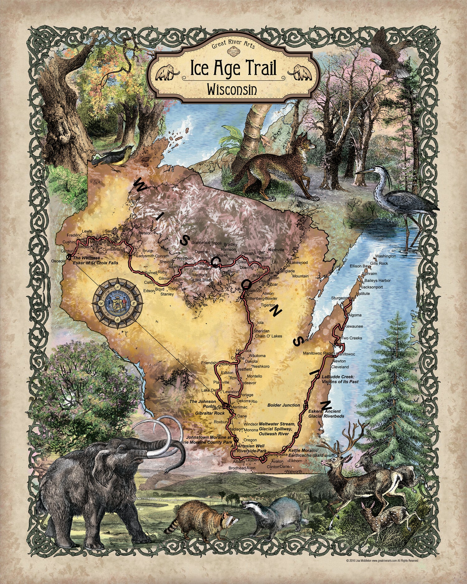 Custom Designed Maps