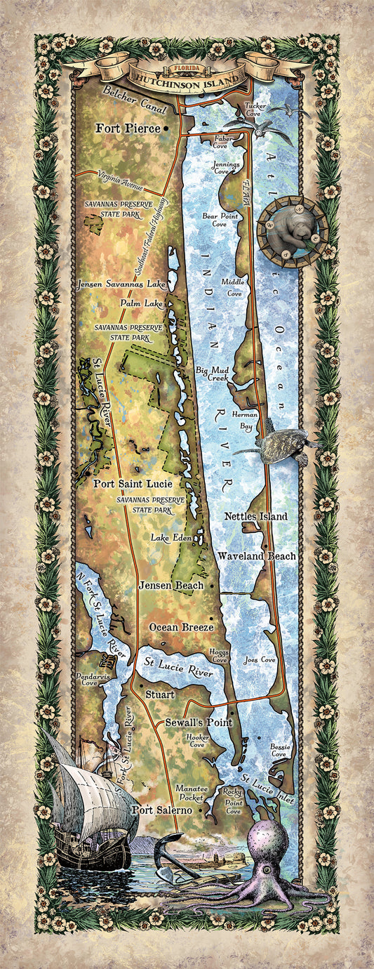 South Hutchinson island, fort pierce to Stuart FL
