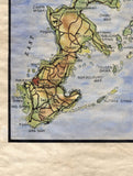 95 Japan:Okinawa Japan Map Old Map Prints,Antique Map,Print Map,Historical Map,Painted Map,Arts,Great River Arts,Vintage Map By Lisa Middlet