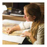 153 History of the exploration of the Colorado 11x14" vintage historic antique map poster print by Lisa Middleton