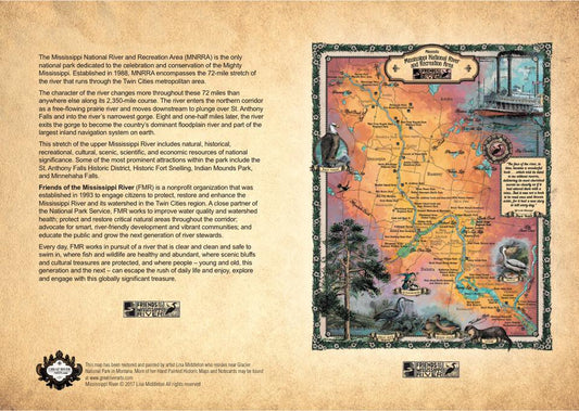 Friends of the Mississippi River Custom Map- Corporate Partnership