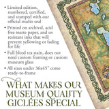 Great River Arts Ten Mile Lake Historic Map Reproduction Artwork Wall Art Print Vintage