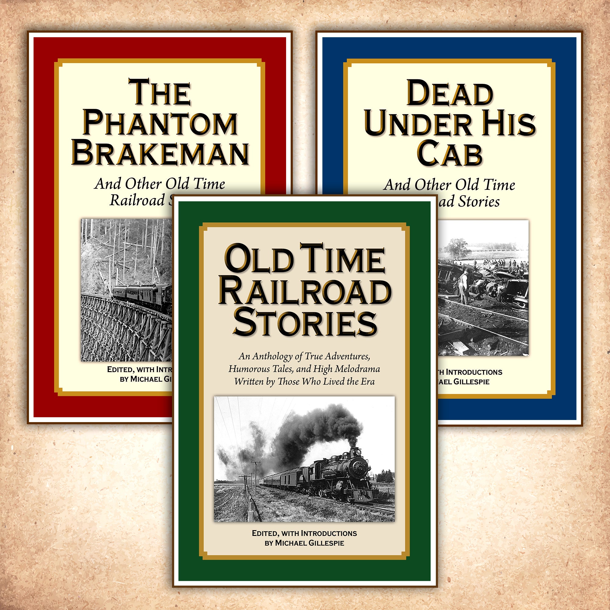 Steam Railroad 3 E book gift set by Michael Gilespie – Great River Arts