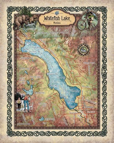 Updated Whitefish Lake Map