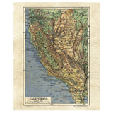 California, San Francisco ,Los Angeles, Oakland, san francisco map, los angeles map, san francisco art, los angeles art, california gifts