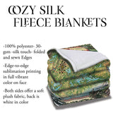 Sawyer County Wisconsin Lakes of Sherpa Fleece Blanket Double Stitched Edges Cozy Luxury Fluffy Super Soft 430 GSM Polyester Throw Blanket