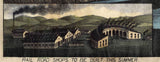 076 Missoula 1884 Montana 11 x 14" bitterroot map,Hand Painted Map,Historical Map,Vintage Map,Great River Art,Antique Map, By Lisa Middleton